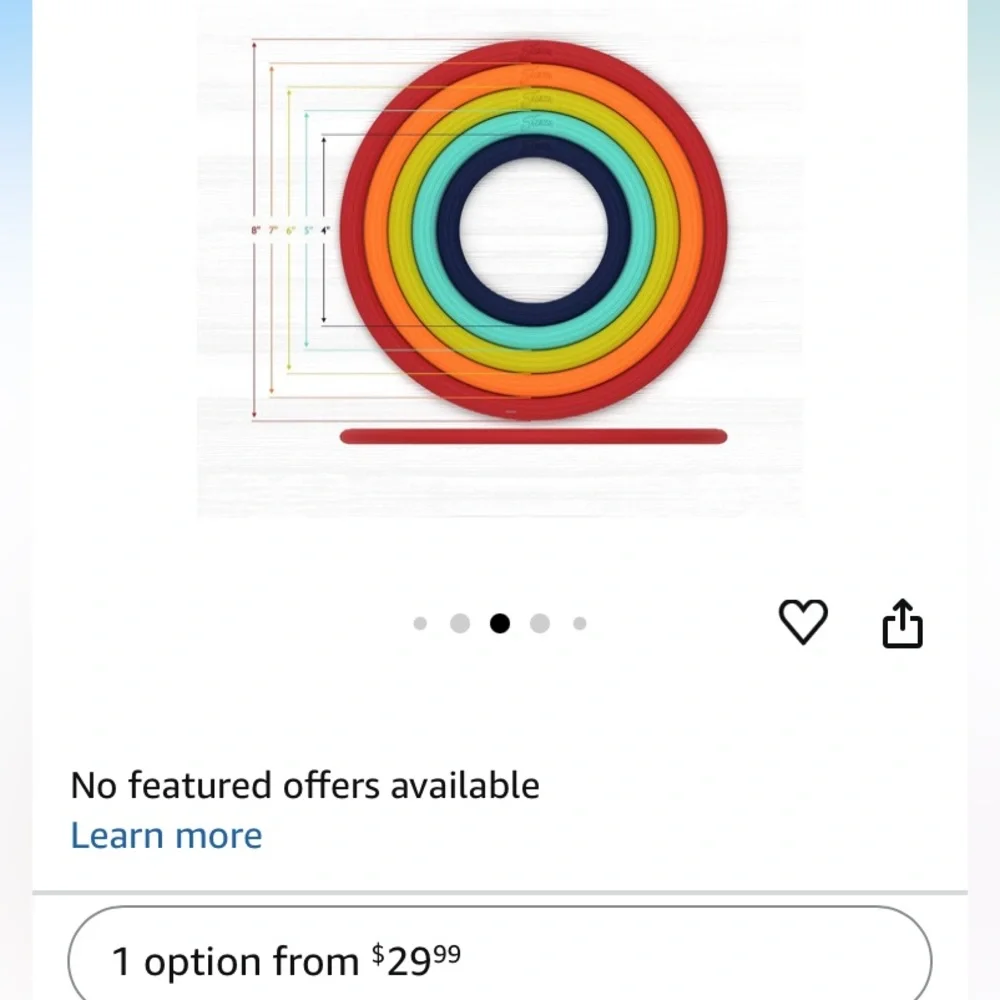 NWT- Fiesta 5 piece Trivet Set - Picture 11 of 12